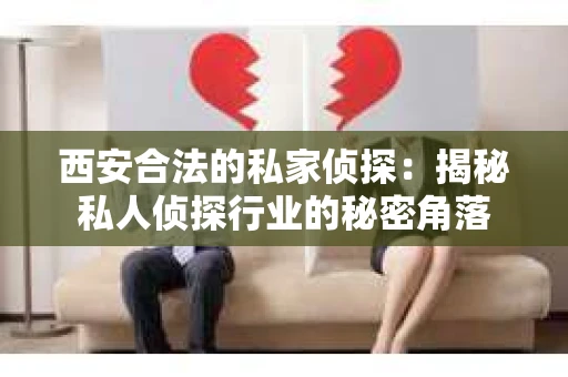 西安合法的私家侦探：揭秘私人侦探行业的秘密角落