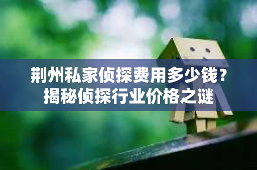 荆州私家侦探费用多少钱？揭秘侦探行业价格之谜