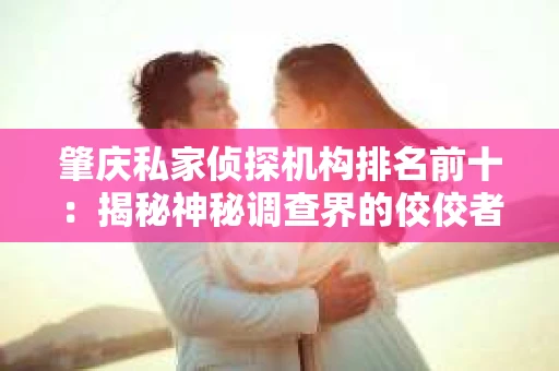 肇庆私家侦探机构排名前十：揭秘神秘调查界的佼佼者