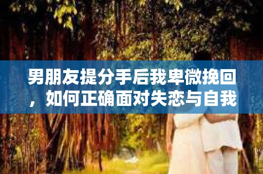 男朋友提分手后我卑微挽回，如何正确面对失恋与自我救赎