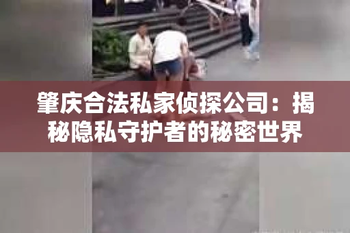 肇庆合法私家侦探公司：揭秘隐私守护者的秘密世界