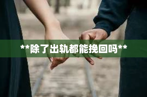 **除了出轨都能挽回吗**