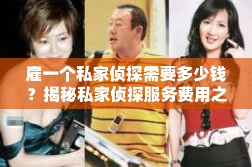雇一个私家侦探需要多少钱？揭秘私家侦探服务费用之谜