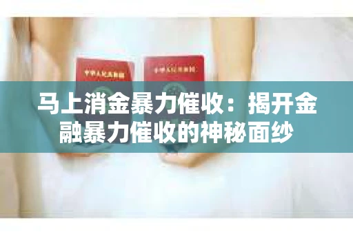 马上消金暴力催收：揭开金融暴力催收的神秘面纱