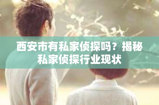 西安市有私家侦探吗？揭秘私家侦探行业现状